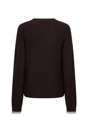 Red Button Red Button sweater ribbon logo srb5139 Sweater espresso