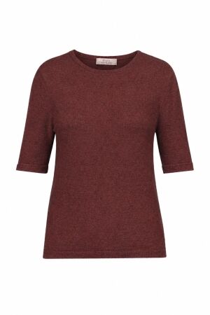 Studio Anneloes Studio Anneloes felica pullover 14404 Trui korte mouw 8600 chestnut