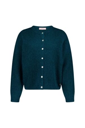 Studio Anneloes Studio Anneloes bibi cardigan 14405 Vest 8300 dark teal