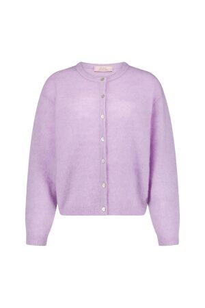 Studio Anneloes Studio Anneloes bibi cardigan 14405 Vest 4700 light aubergine
