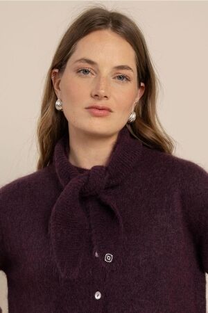 Studio Anneloes Studio Anneloes sophia scarf 14406 Sjaals 4800 aubergine