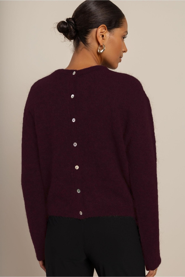 Studio Anneloes Bibi cardigan 14411 3800 blackberry
