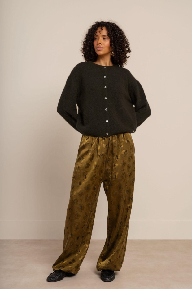 Studio Anneloes Bibi cardigan 14411 7100 moss green