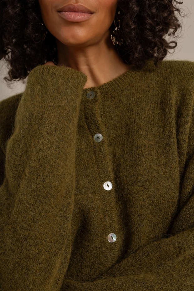 Studio Anneloes Bibi cardigan 14411 4200 olive