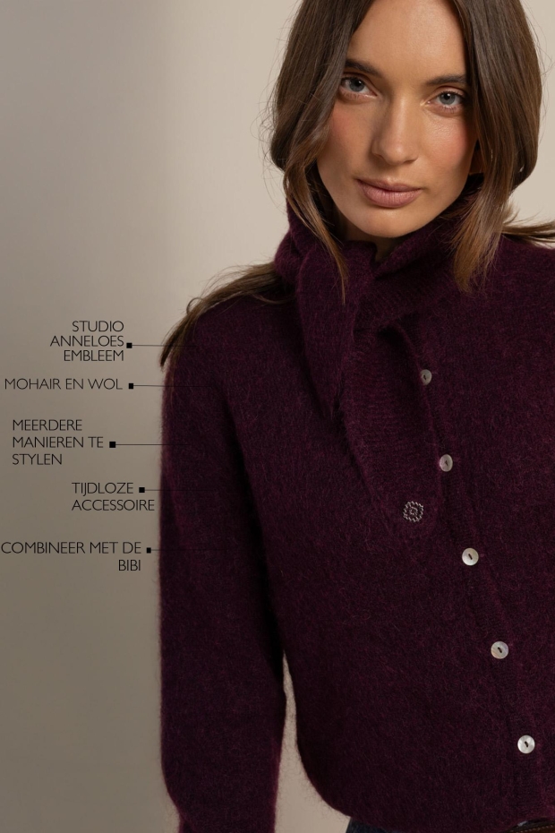 Studio Anneloes Sophia scarf 14412 3800 blackberry