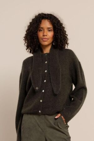 Studio Anneloes Studio Anneloes sophia scarf 14412 Sjaals 7100 moss green