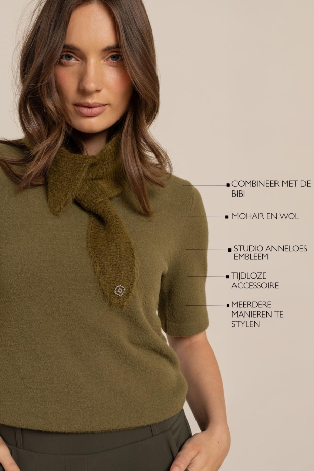 Studio Anneloes Sophia scarf 14412 4200 olive
