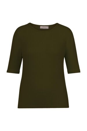Studio Anneloes Studio Anneloes felica pullover 14413 Trui korte mouw 4200 olive