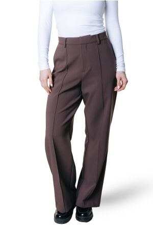 Colourful Rebel Colourful Rebel rus uni pintuck straight pants wp118021 Broek 750 brown