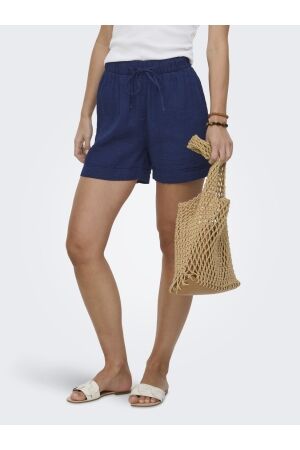 Only Only onlleoni seersucker pull up shorts wvn Korte broeken vintage indigo