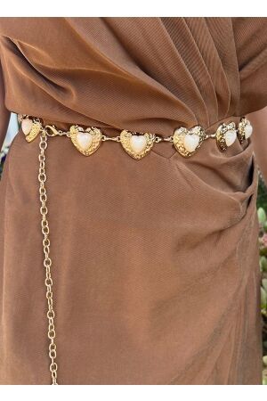 HS Fashion HS Fashion riem hart goud Riemen goud