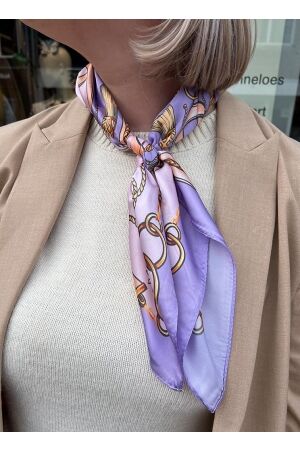 HS Fashion HS Fashion sjaal e-0783 purple Sjaals purple
