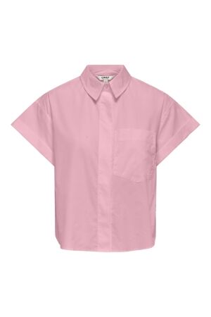 Only Only onlkeri s/s fold shirt wvn Blouse romance rose