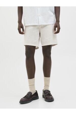 Jack & Jones Jack & Jones jpstace summer linen blend short reg sn Korte broeken feather gray