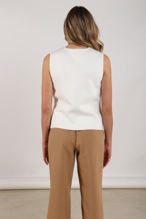 Nukus Nukus vera gilet nks08023 Gilets 56 off white