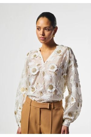 Aaiko Aaiko alanza 3d ten 518 T-shirt Lange mouw 114300 les blancs