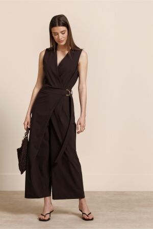 Studio Anneloes Studio Anneloes loesje jumpsuit 14173 Jumpsuit 8700 espresso