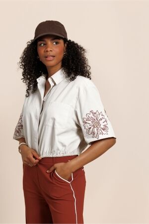 Studio Anneloes Studio Anneloes noleste poplin blouse 14042 Blouse 1000 white