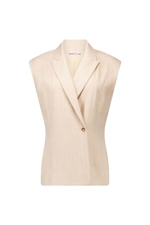 Studio Anneloes Studio Anneloes lia long gilet 14022 Gilets 8400 camel