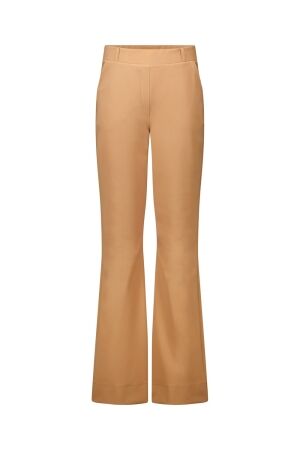 Studio Anneloes Studio Anneloes flair bonded trousers 14043 Flared 8400 camel