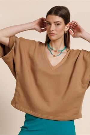 Studio Anneloes Studio Anneloes costa ssl sweater 14064 Sweater 8400 camel