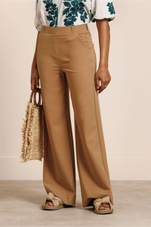 Studio Anneloes Studio Anneloes lexie bonded trousers 14018 Broek 8400 camel