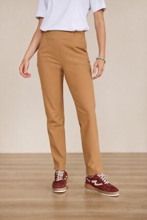 Studio Anneloes Studio Anneloes anne bonded trousers 14044 Broek 8400 camel