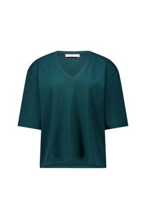 Studio Anneloes Studio Anneloes fiore vneck t-shirt 14059 T-shirt Korte mouw 8200 teal