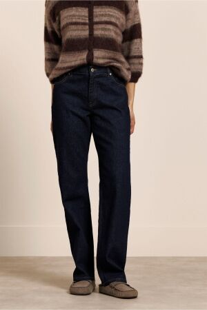 Studio Anneloes Studio Anneloes sage straight denim trousers 14136 Straight leg 6301 dark jeans
