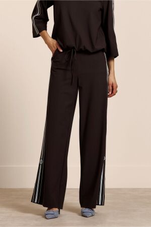 Studio Anneloes Studio Anneloes lexie tape trousers 14110 Broek 8700 espresso