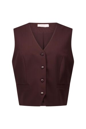 Studio Anneloes Studio Anneloes emile gilet 14112 Gilets 8700 espresso