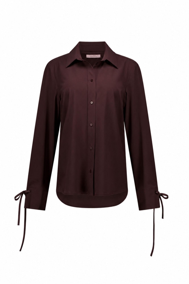 Studio Anneloes Bernie blouse 14114 8700 espresso