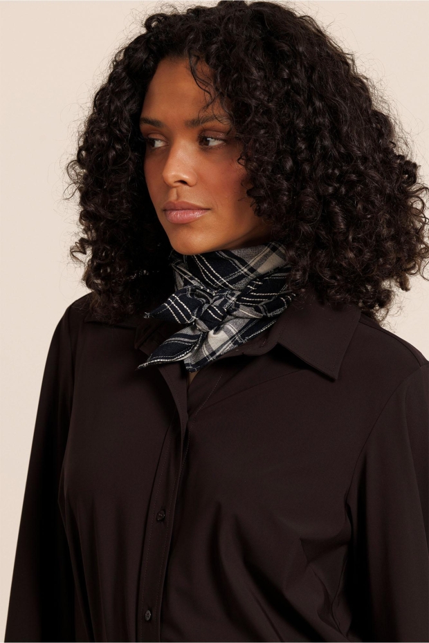 Studio Anneloes Bernie blouse 14114 8700 espresso