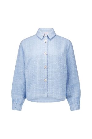 Studio Anneloes Studio Anneloes vieve tweed jacket 14131 Jackets 6000 sky blue