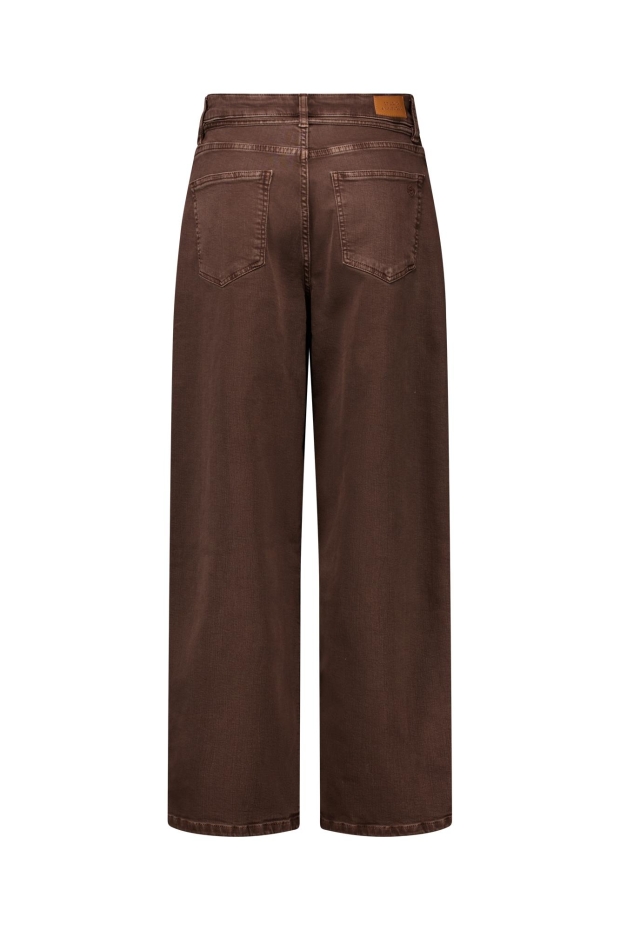Studio Anneloes Babet denim trousers 14138 8700 espresso