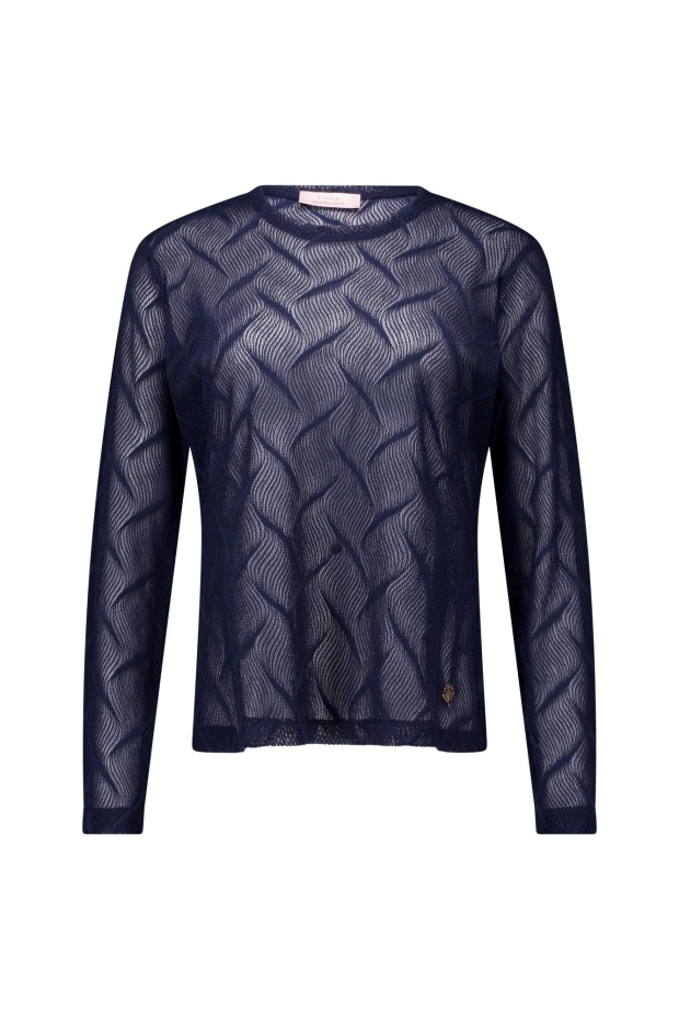 Studio Anneloes Reagan lace top 14089 6900 dark blue