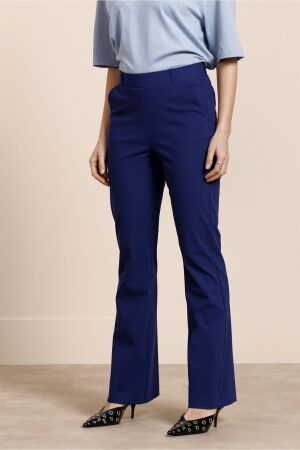 Studio Anneloes Studio Anneloes flair bonded trousers 14074 Flared 6502 ink blue