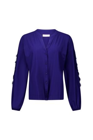Studio Anneloes Studio Anneloes merle lace blouse 14098 Blouse 6502 ink blue
