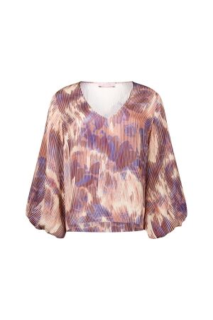Studio Anneloes Studio Anneloes florine flower stripe blouse 14103 Blouse 9997 multi color