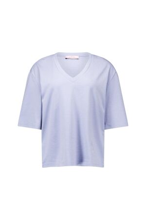 Studio Anneloes Studio Anneloes fiore vneck t-shirt 14134 T-shirt Korte mouw 6000 sky blue