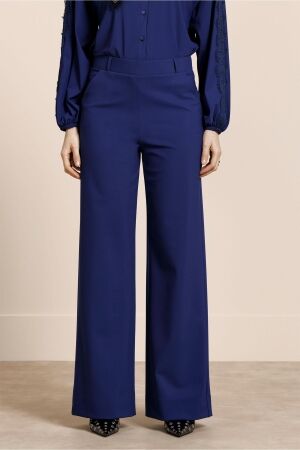 Studio Anneloes Studio Anneloes lexie bonded trousers 14073 Broek 6502 ink blue