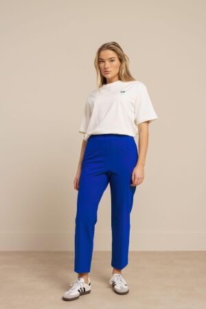 Studio Anneloes Studio Anneloes katja bonded trousers 13728 7301 electric blue