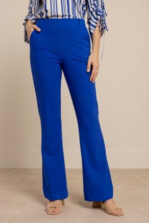Studio Anneloes Studio Anneloes flair bonded trousers 13730 Flared 7301 electric blue