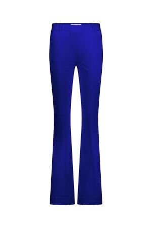 Studio Anneloes Studio Anneloes flair bonded trousers 13730 Flared 7301 electric blue