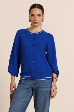 Studio Anneloes Studio Anneloes jaxx twinset cardigan 13771 Vest 7314 electric blue/kit