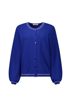 Studio Anneloes Studio Anneloes jaxx twinset cardigan 13771 Vest 7314 electric blue/kit