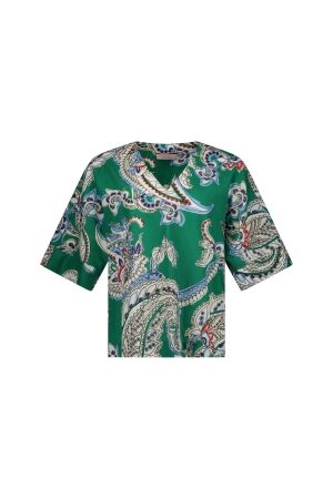 Studio Anneloes Studio Anneloes madison paisley top 13727 T-shirt Korte mouw 9997 multi color