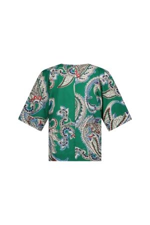 Studio Anneloes Studio Anneloes madison paisley top 13727 T-shirt Korte mouw 9997 multi color