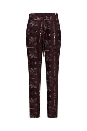 Studio Anneloes Studio Anneloes startup paisley trousers 13750 Broek 8714 espresso/kit