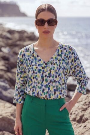 Studio Anneloes Studio Anneloes didi confetti top 13762 T-shirt Korte mouw 9997 multi color